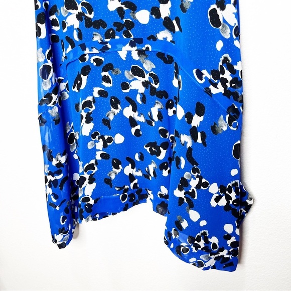 Cabi Electric Blue Untamed Midi Dress 5576 Ink Dot - Picture 8 of 13